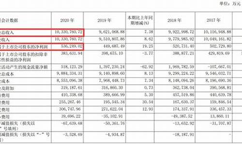 长城汽车公司利润表-长城汽车公司利润表